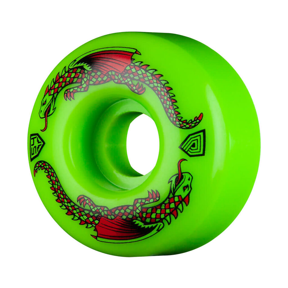 Powell Peralta Dragon Formula 93A Wide Wheels Green