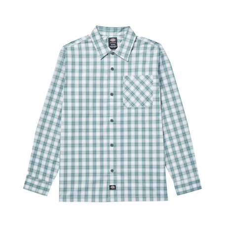 Dickies Skateboarding LS Button Up Shirt Lincoln Green