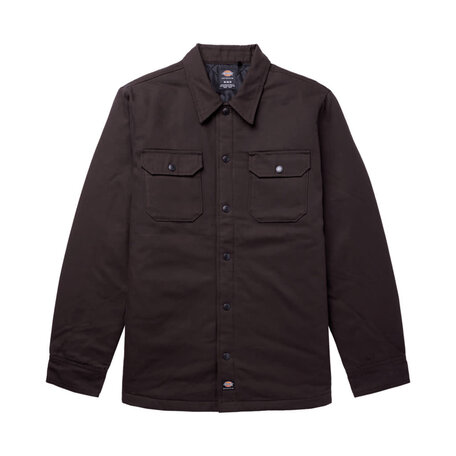 Dickies Skateboarding Duck Shirt Dark Brown