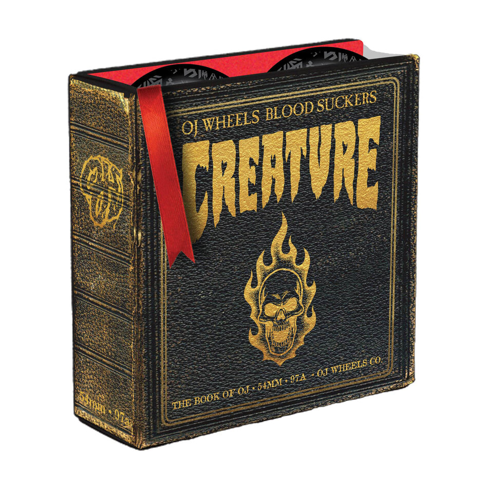 OJ x Creature Book Of Oj Bloodsuckers 97A Hardline Wheels Black