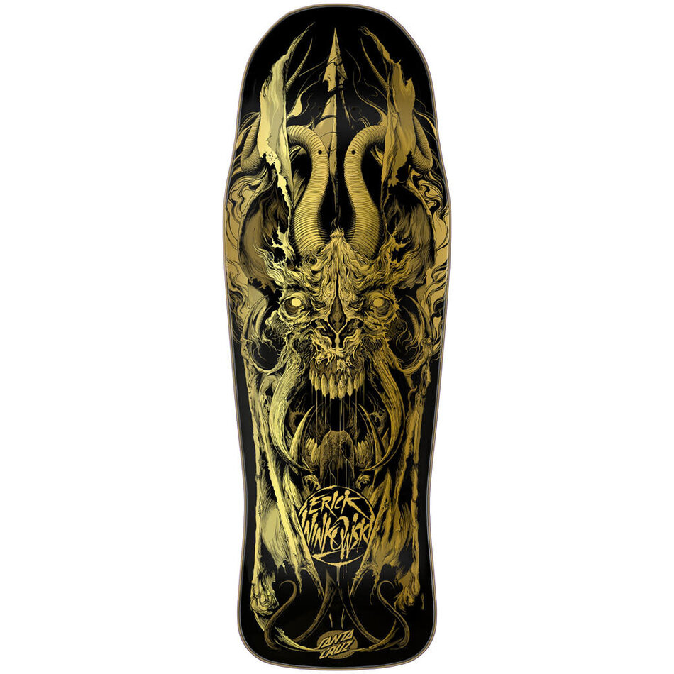 Santa Cruz Erick Winkowski Primeval Shaped Deck Gold
