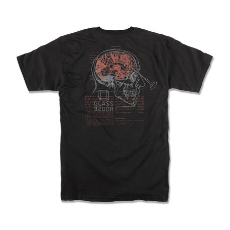 Glass House Lobotomy T-Shirt Faded Black