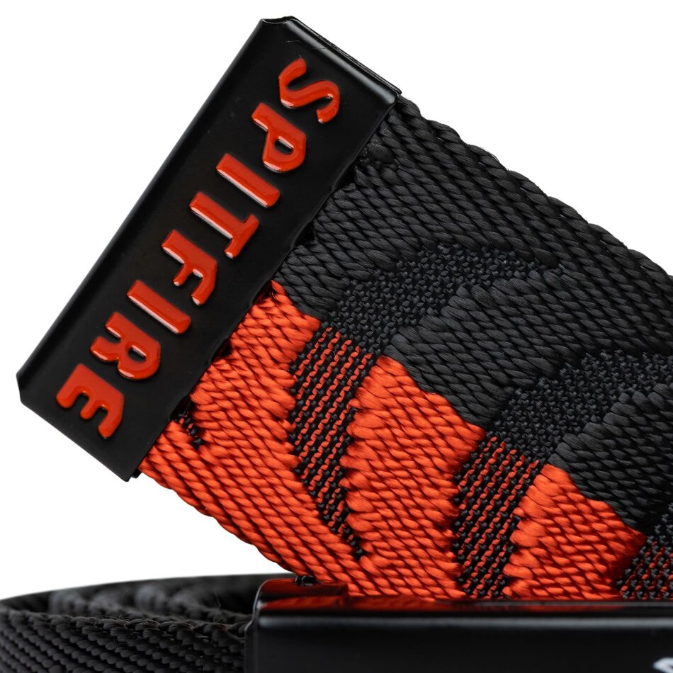Spitfire Bighead Swirl Cutout Web Belt Black/Orange