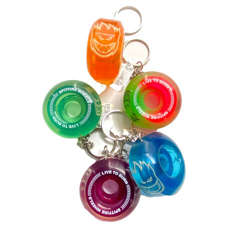Spitfire Wheel Keychain Sapphire