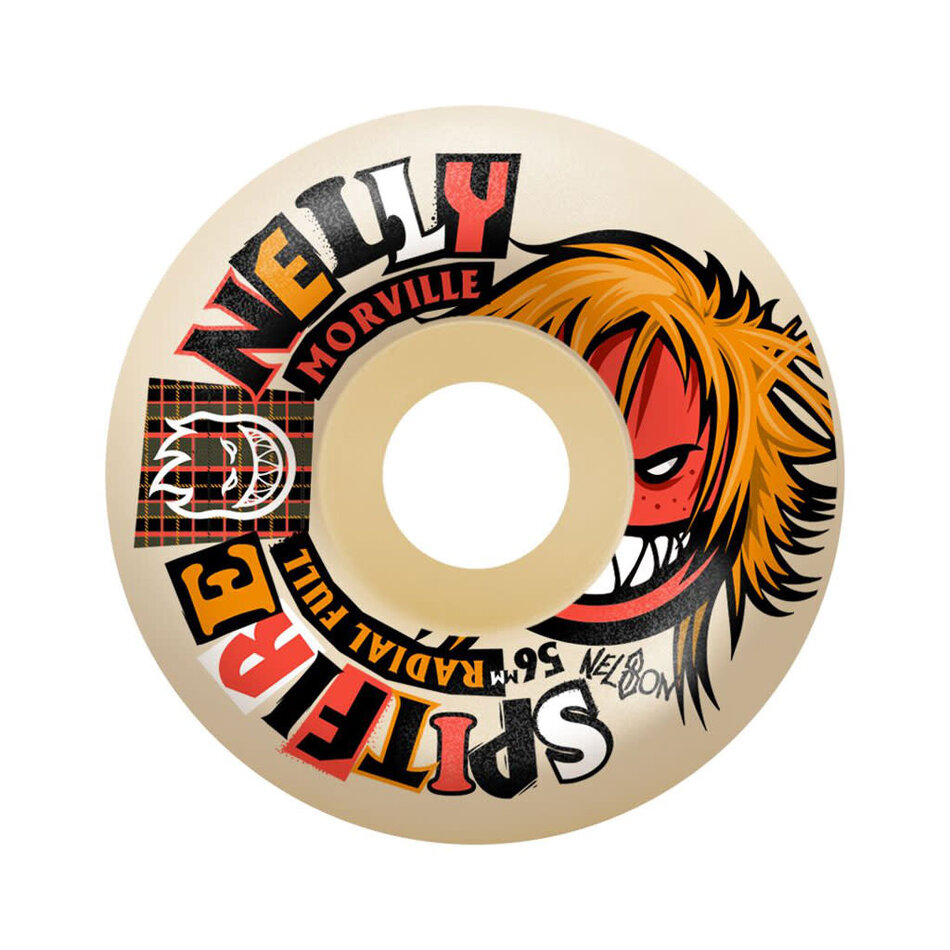 Spitfire Nelly Morville Rough Cut Formula Four Radial Full 99A Wheels White