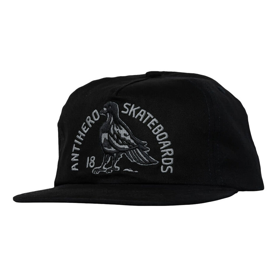 Anti-Hero Clubhouse Snapback Hat Black