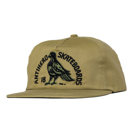 Anti-Hero Clubhouse Snapback Hat Tan