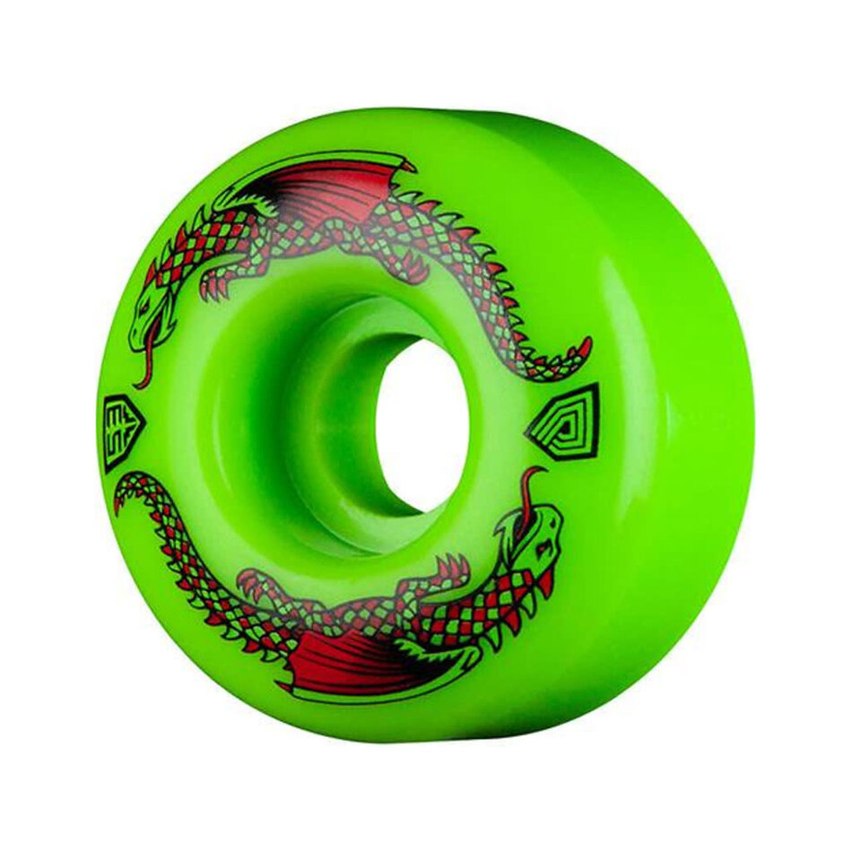 Powell Peralta Dragon Formula 93A Wide Wheels Green