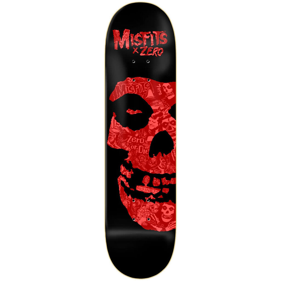 Zero x Misfits Fiend Skull Collage Deck Black/Red