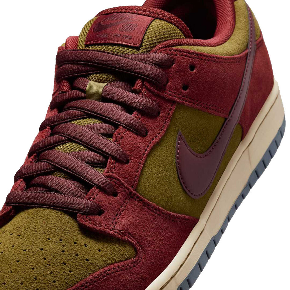 Nike SB Dunk Low Pro Dark Team Red/Burgundy Crush-Olive Flak