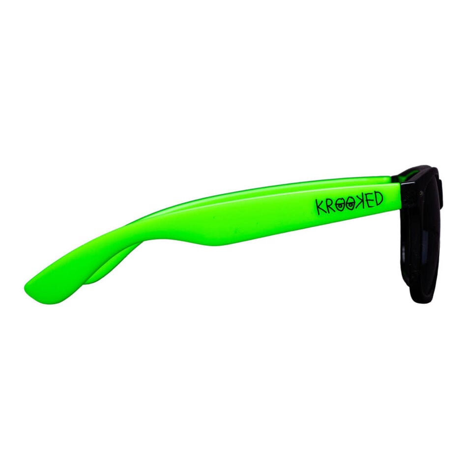 Krooked Eyes Sunglasses Black/Green