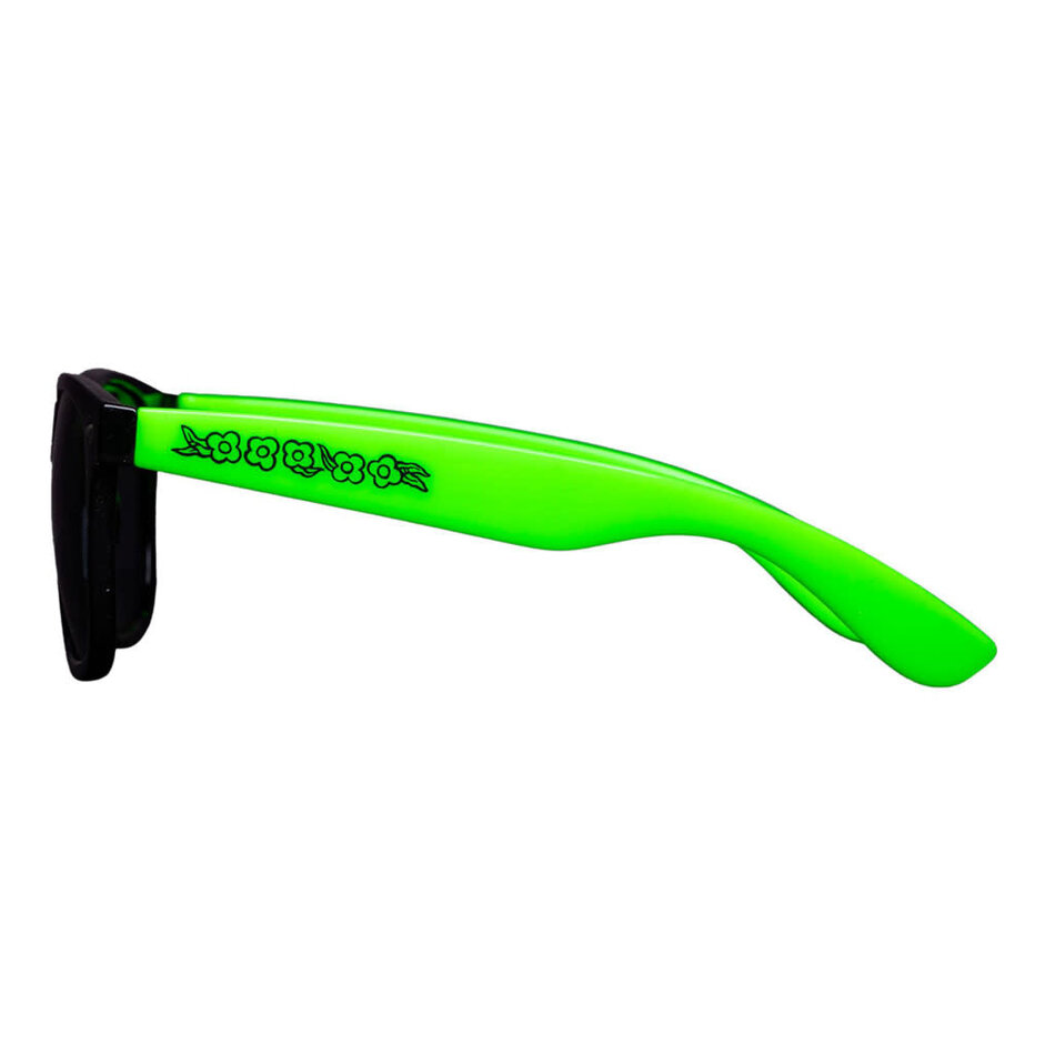 Krooked Eyes Sunglasses Black/Green