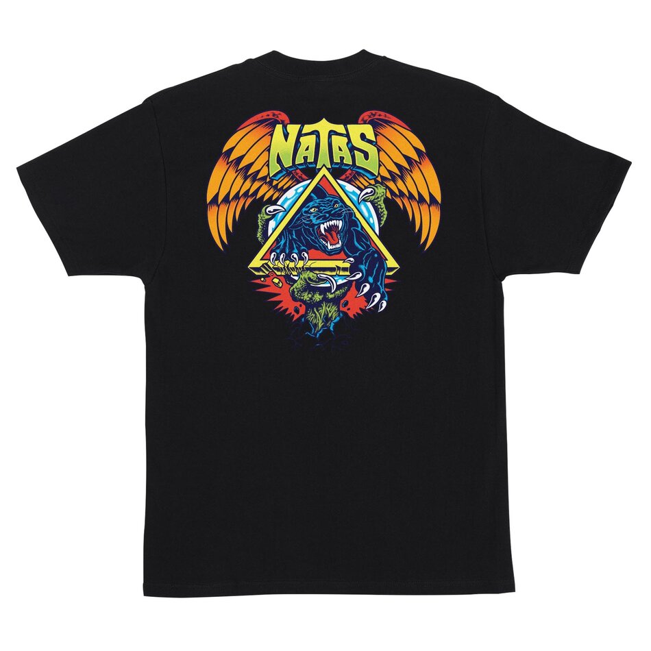 Santa Cruz Natas Panther Heavyweight T-Shirt Black