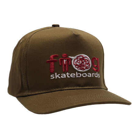 Frog Trash Talk 5-Panel Snapback Hat Army Green