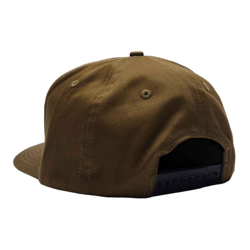 Frog Trash Talk 5-Panel Snapback Hat Army Green