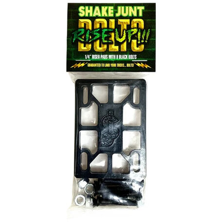 Shake Junt Risers Black w/ Bolts