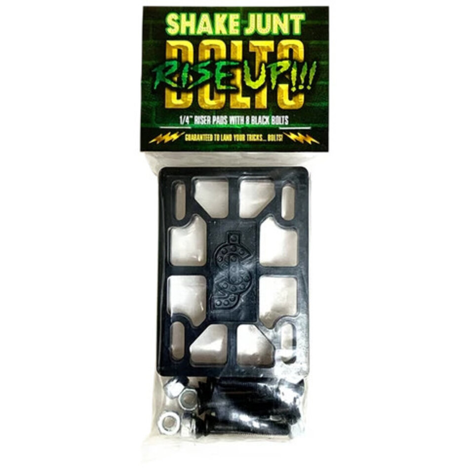 Shake Junt Risers Black w/ Bolts