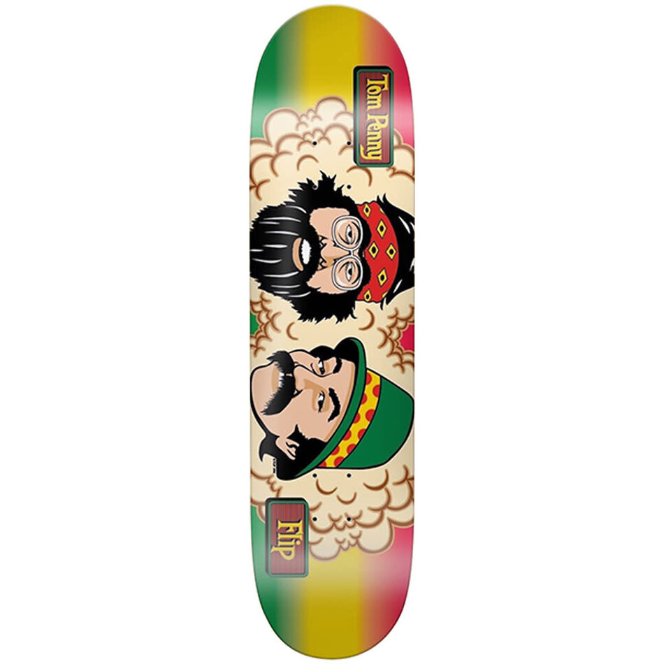 Flip Skateboard Deck Tom Penny Cheech and Chong Tie Dye