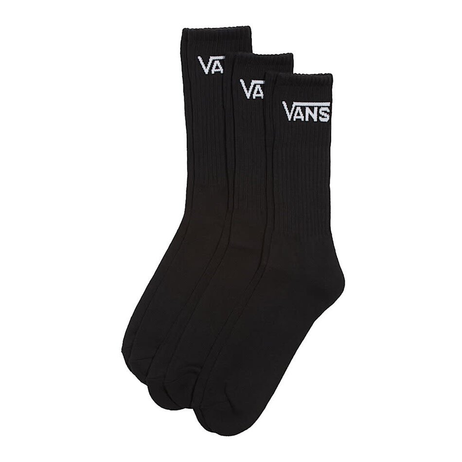 Vans Classic Crew Socks 3-Pack Black