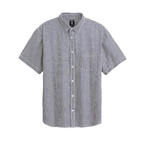 Vans Lawson Stripe S/S Woven Shirt White/Dress Blues