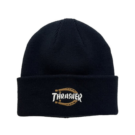 Dickies x Thrasher Horseshoe Cuffed Beanie Black
