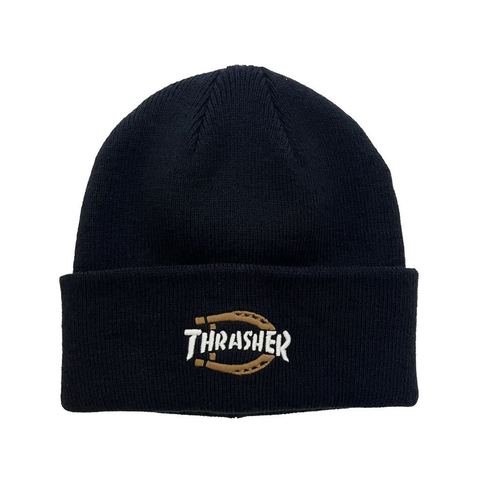 Dickies x Thrasher Horseshoe Cuffed Beanie Black