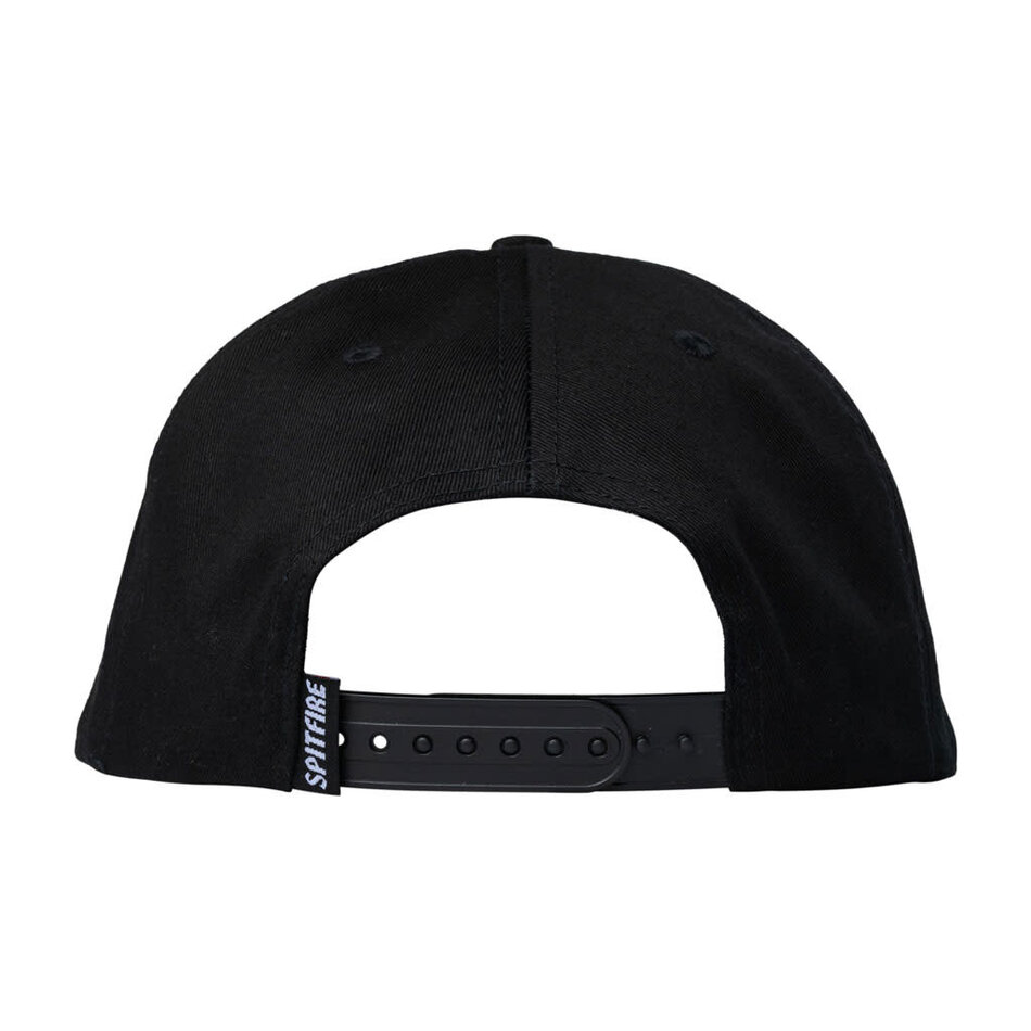 Spitfire Spitball Snapback Hat Black
