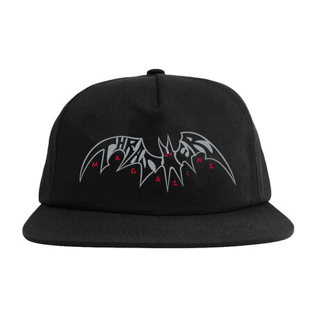 Thrasher Sky Rat Neckface Snapback Hat Black