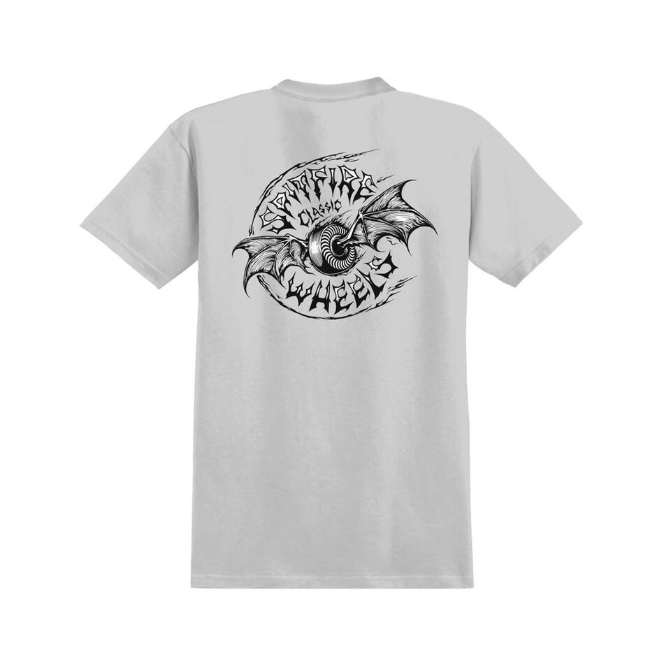 Spitfire Batwings Classic Fill T-Shirt New Silver