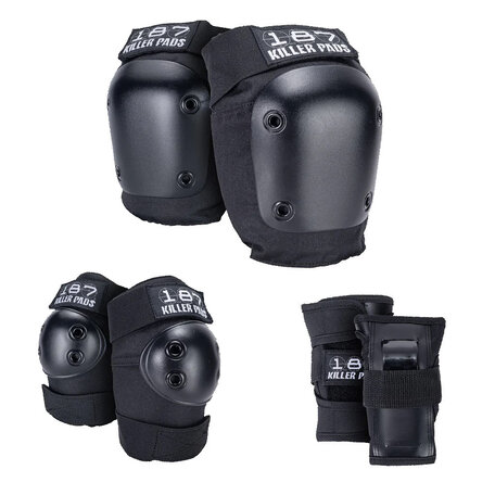 187 Junior Pad Set Black Black