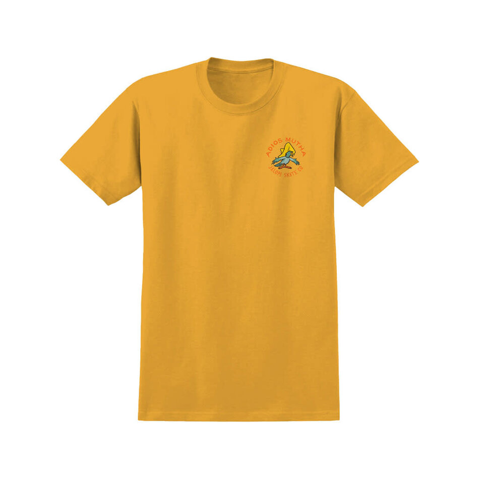 Anti Hero Jalopi Adios Mutha T-Shirt Mustard