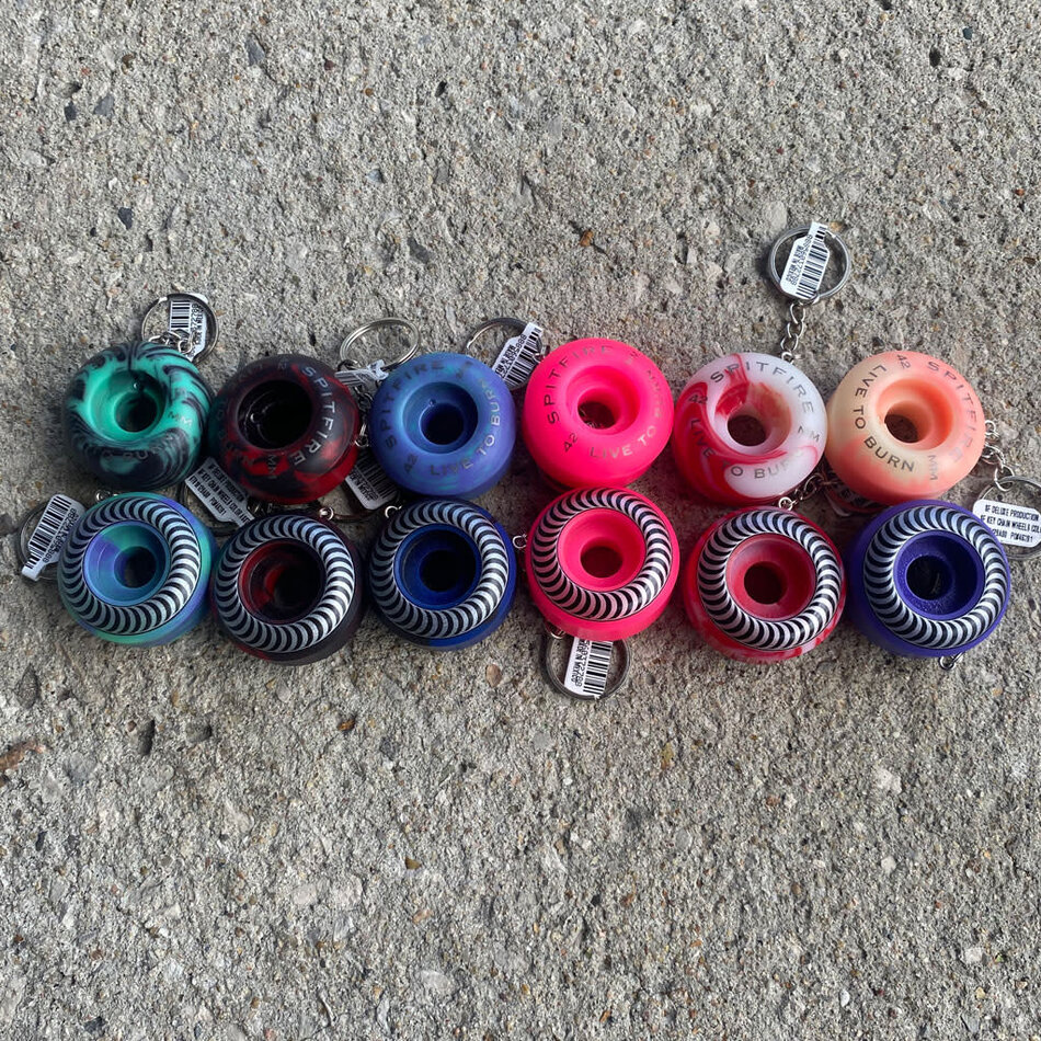 完売品 Spitfire Wheels Key Chain Sapphire ⑤ Spitfire Wheels Key Chain Sapphire Wheel Assorted Colors - 1