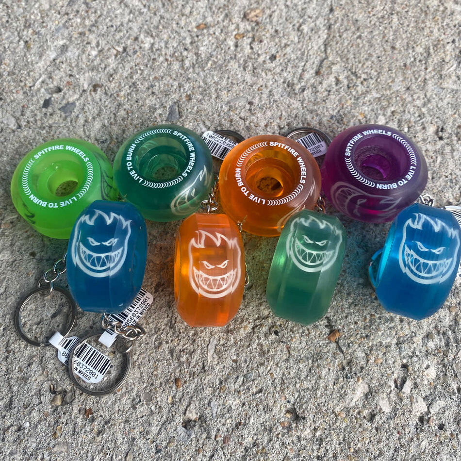 Spitfire Wheel Keychain Sapphire