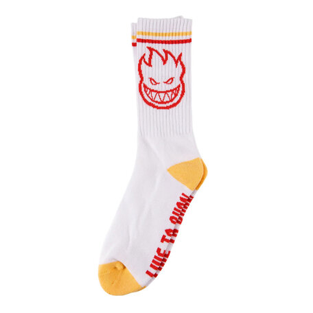 Spitfire Bighead Socks White/Red/Yellow
