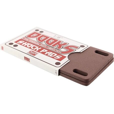 Dooks Shock Pad Risers 1/8" Brown