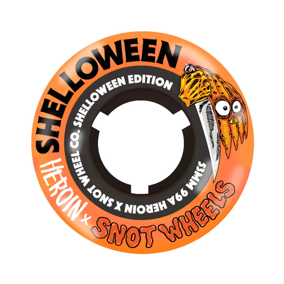 Snot Shelloween 99A Wheels Orange/Black Core