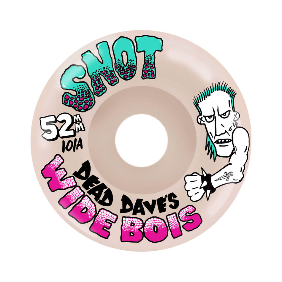 Snot Dead Dave Wide Boys 101A Wheels White