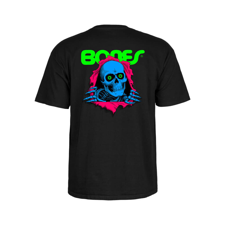 Powell Peralta Ripper Blacklight T-Shirt Black