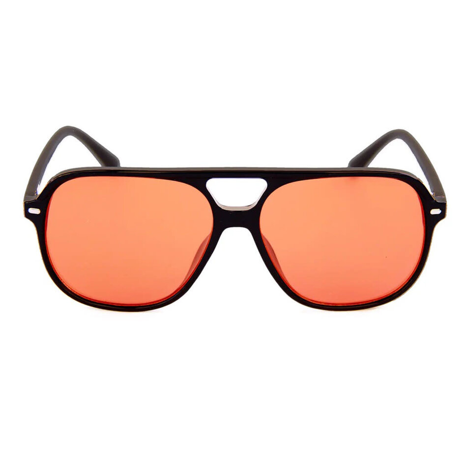 Happy Hour The Dukes Honey Cutts Sunglasses Black/Orange