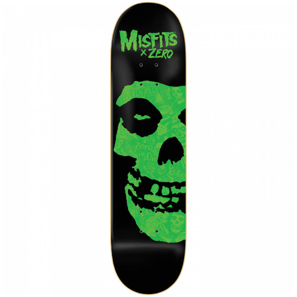 Zero x Misfits Fiend Skull Collage Deck Black/Green
