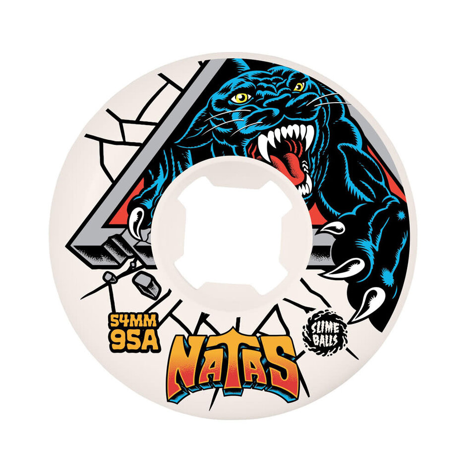 Slime Balls Natas Reissue Hardline Wheel 95A White