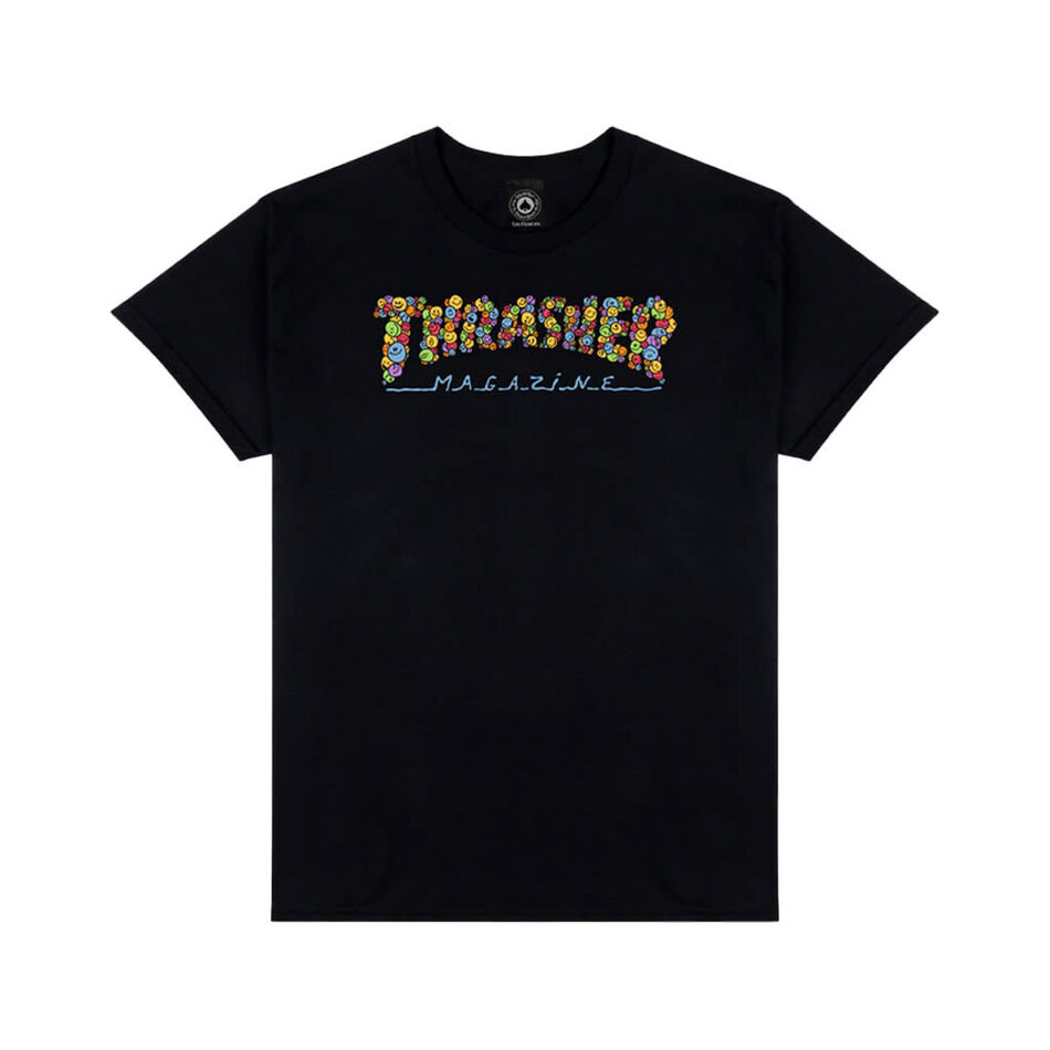 Thrasher Smile Spanky T-Shirt Black