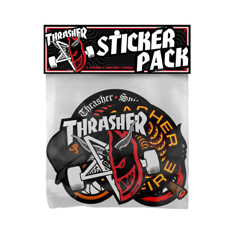 Spitfire x Thrasher Sticker Pack