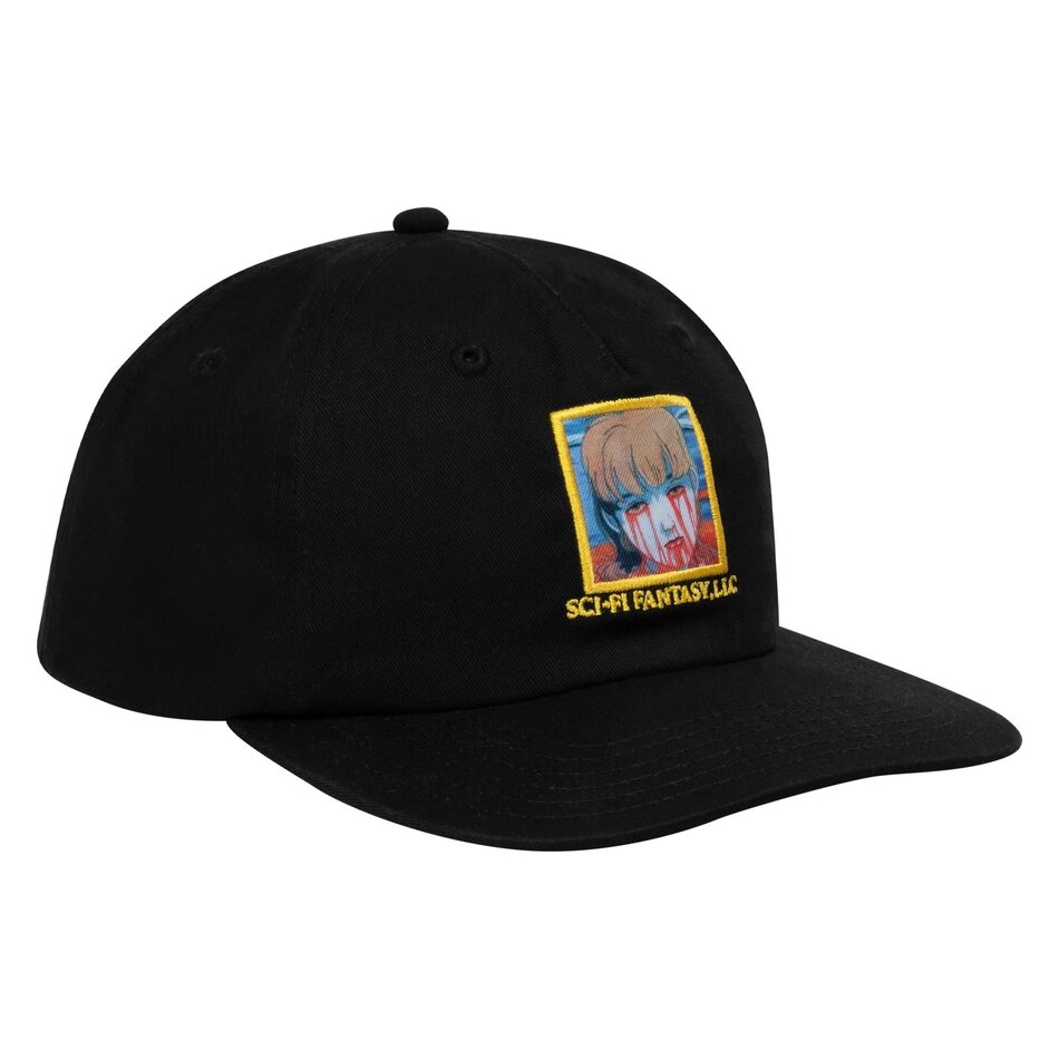 Sci-Fi Fantasy Leaking Eyes Snapback Hat Black