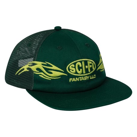 Sci-Fi Fantasy Origin Mesh Snapback Hat Green