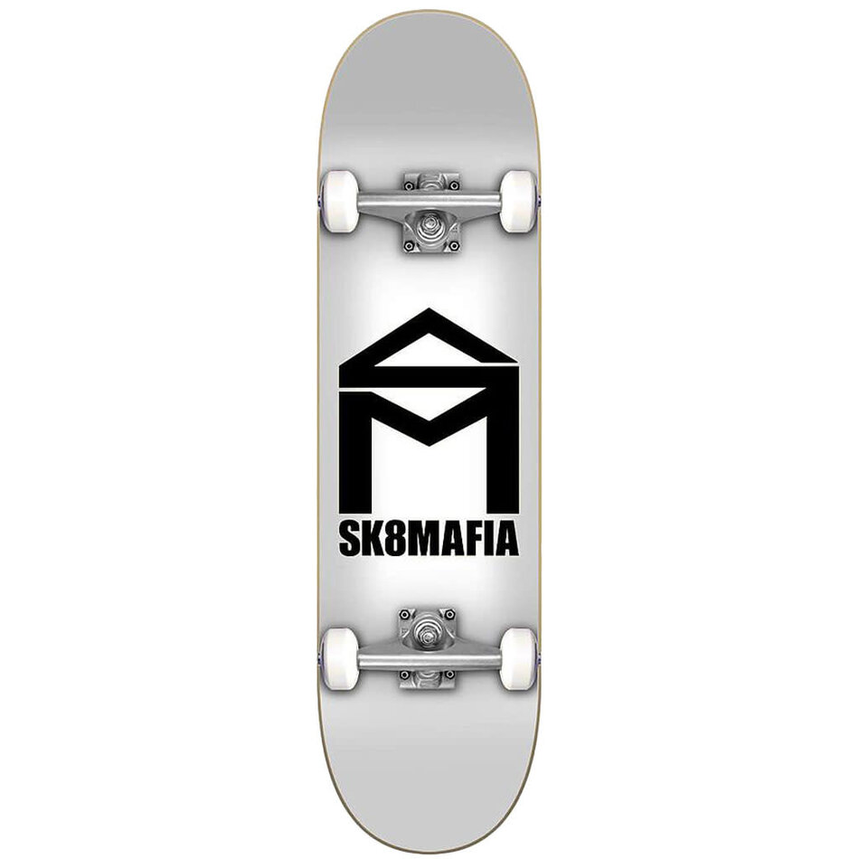 SK8 Mafia House Logo Micro Complete White