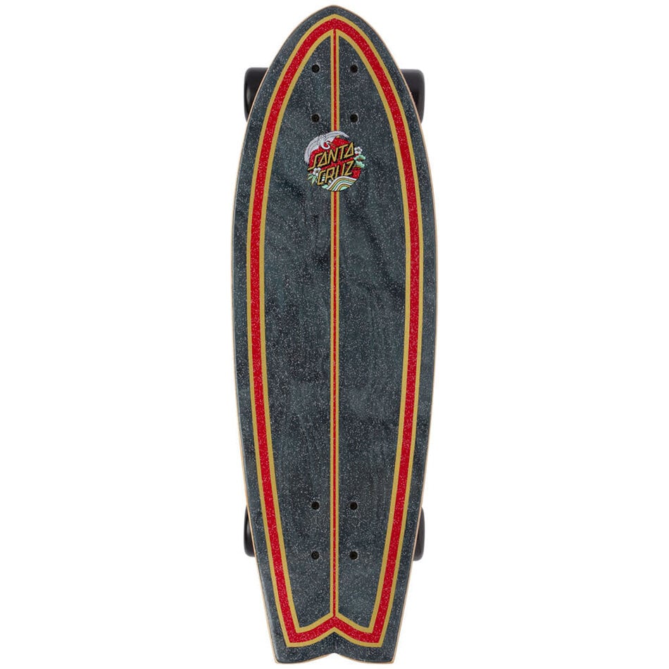 Santa Cruz Crane Dot Shark Cruiser Complete