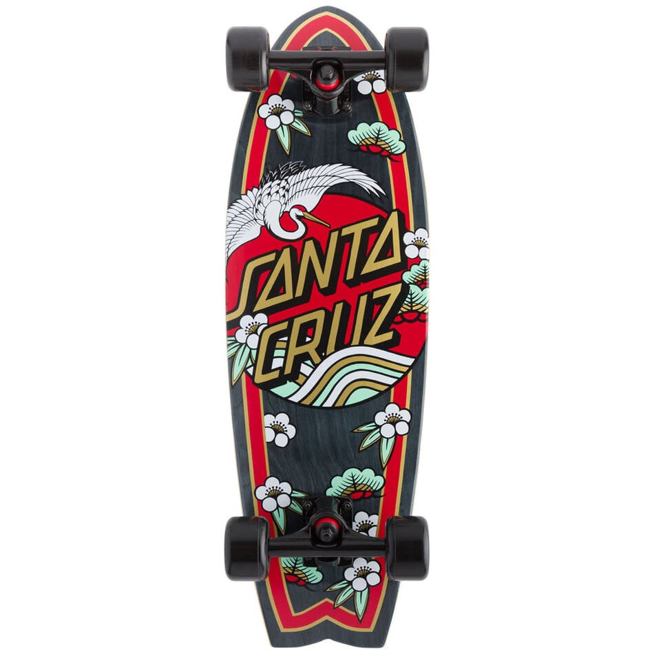 Santa Cruz Crane Dot Shark Cruiser Complete