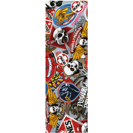 Powell Peralta Collage 2 Griptape White