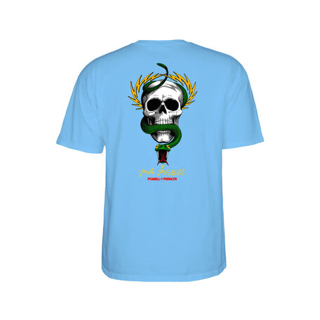 Powell Peralta Mike Mcgill Skull & Snake T-Shirt Carolina Blue